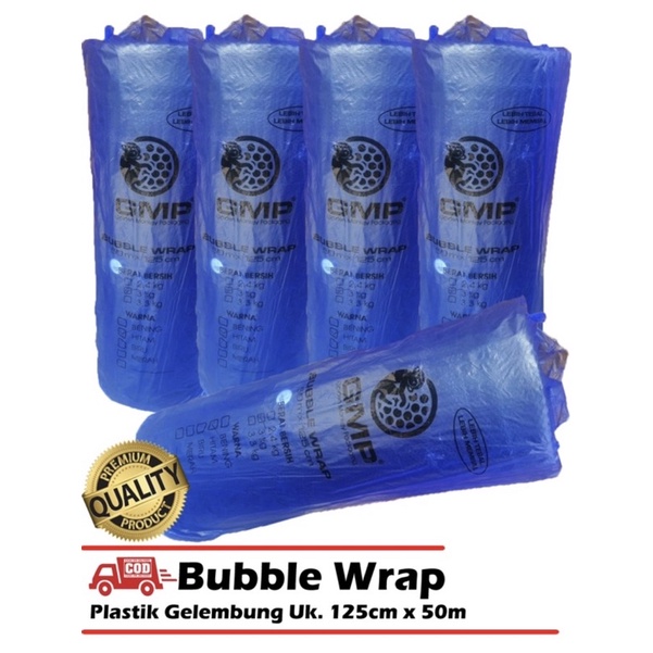 [ GMP ] Bubble Wrap Pakcking GMP 2.7kg bening (Persis 3kg)ukuran 125 cm x 50 cm