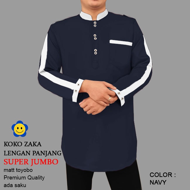 CTN Baju muslim koko ZAKA lengan panjang best seller