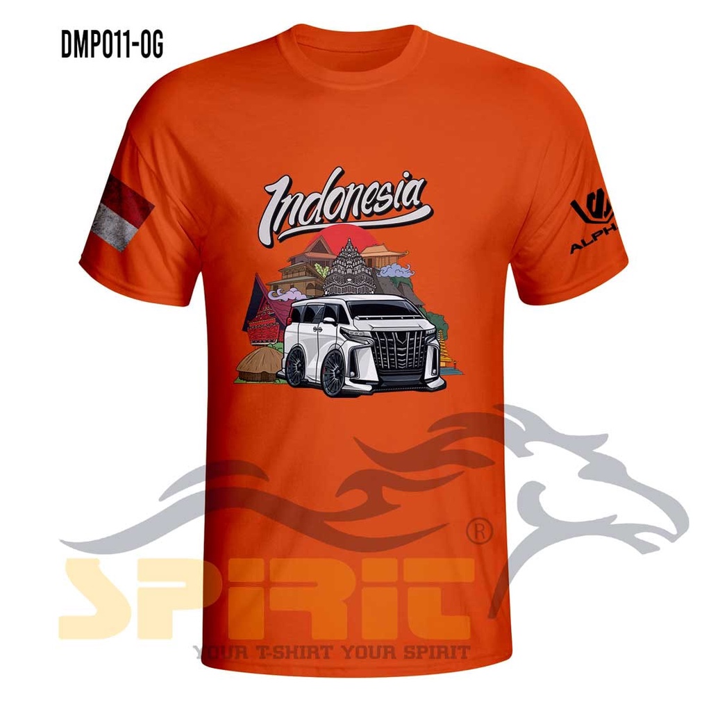 Kaos Mobil Alphard Baju Toyota Alphard Indonesia Katun Big Size Jumbo Tshirt Otomotif Pria Lengan Pe