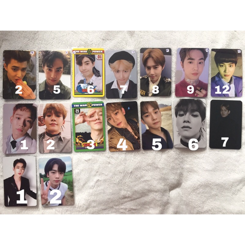 Photocard Album Suho PC Suho