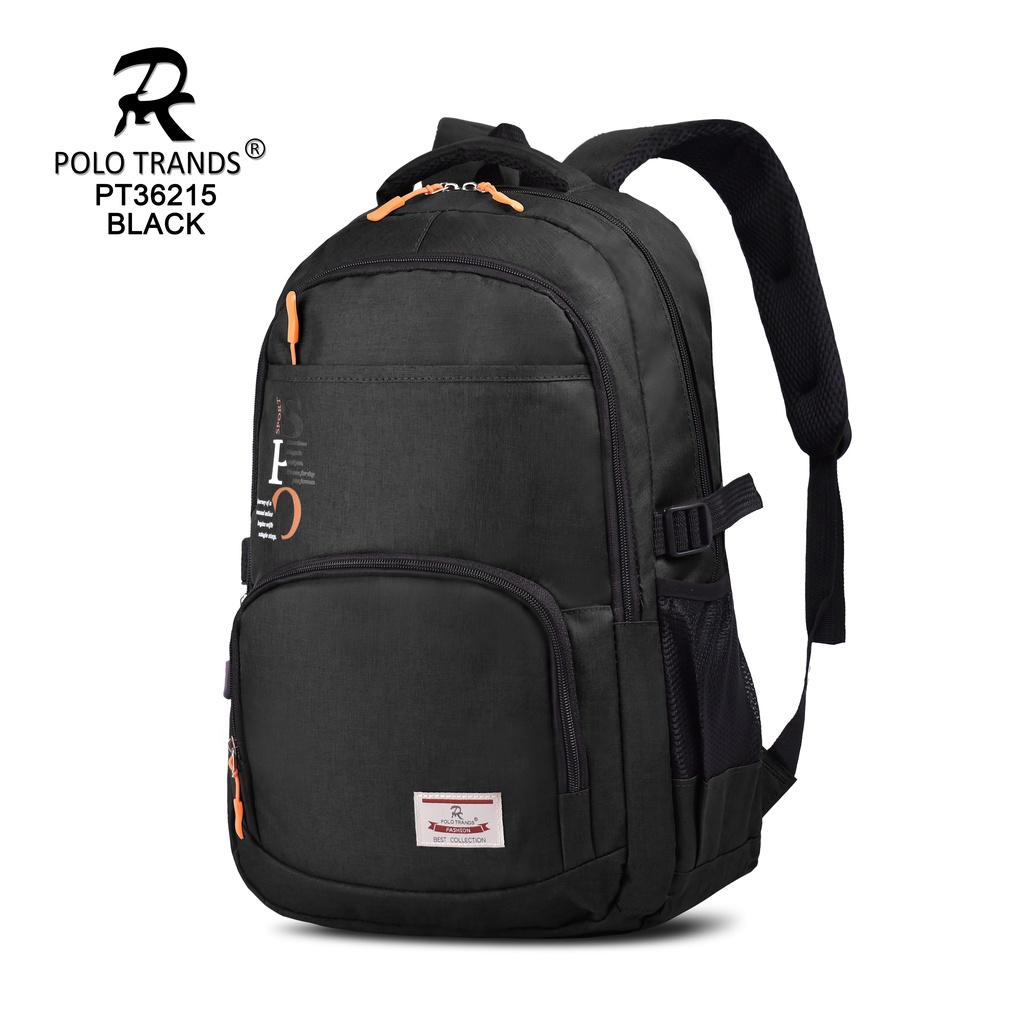 Polo Trands Tas Sekolah & Travelling Anak Gratis Jas Hujan / RainCoat PT 36216-36215 Black