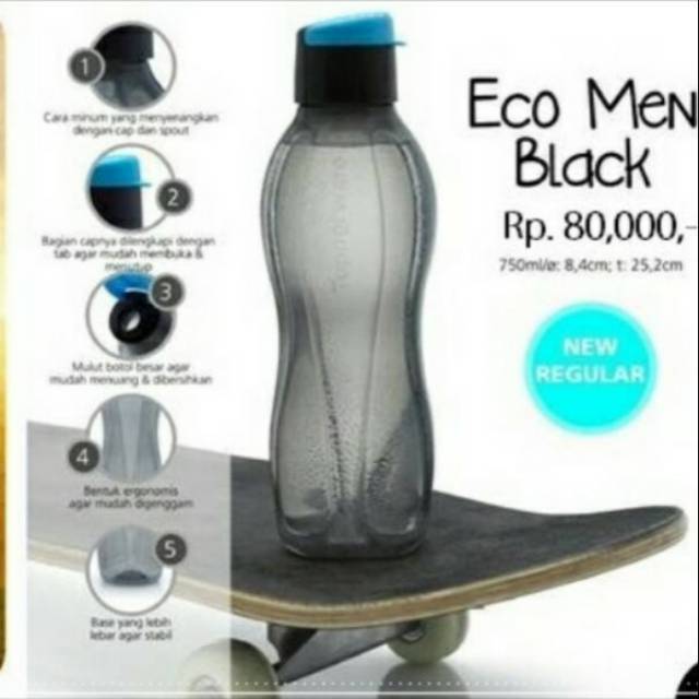 Eco man botol Tupperware