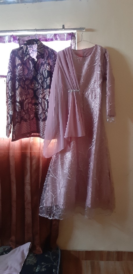 ( New Arival ) Gamis Batik Couple Putri Melati Eleena