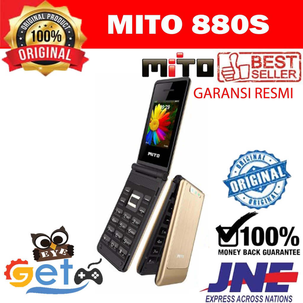 Hp MITO 880s Flip - Dual SIM - Garansi Resmi