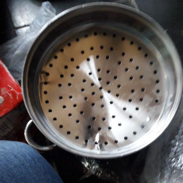 Dandang Steamer Panci Kukus Stainless Steel 28-steamer Pan