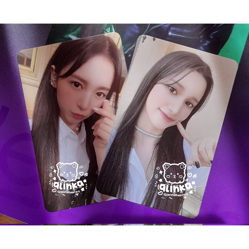 pc photocard bahiyyih & mashiro connect 1 kep1er first impact