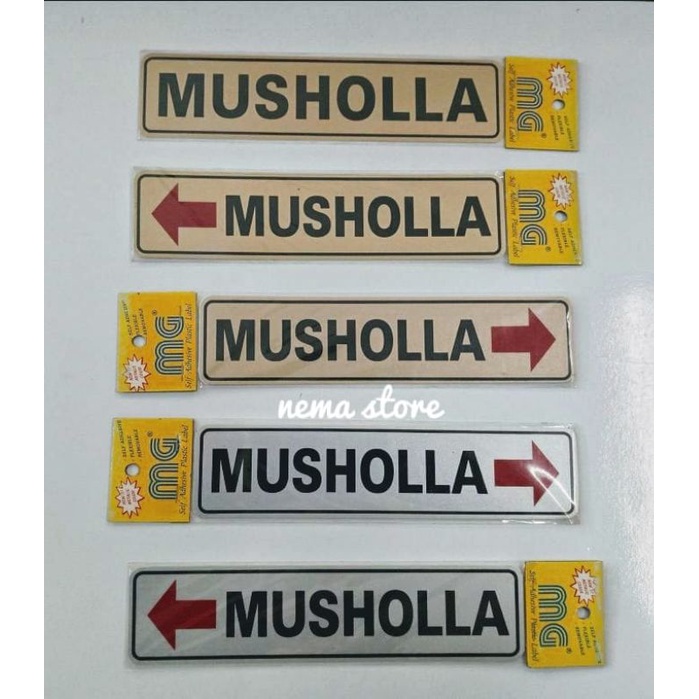 

GM STICKER MUSHOLA/STIKER MUSHOLA SILVER DAN GOLD