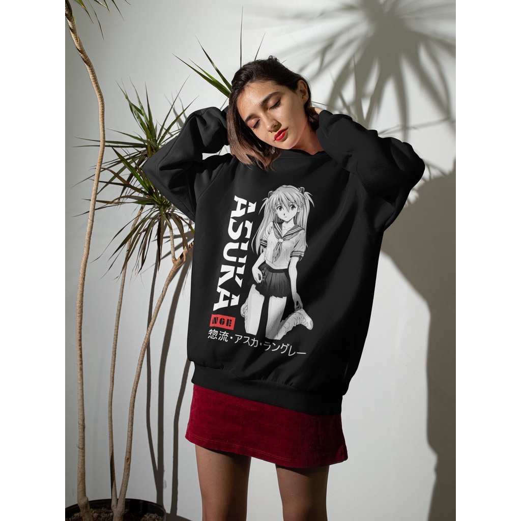 ASUKA ANIME Sweatshirt Basic II Sweater Crewneck Print DTF SIZE M - XL ( Pria &amp; Wanita / Anak &amp; Dewasa )