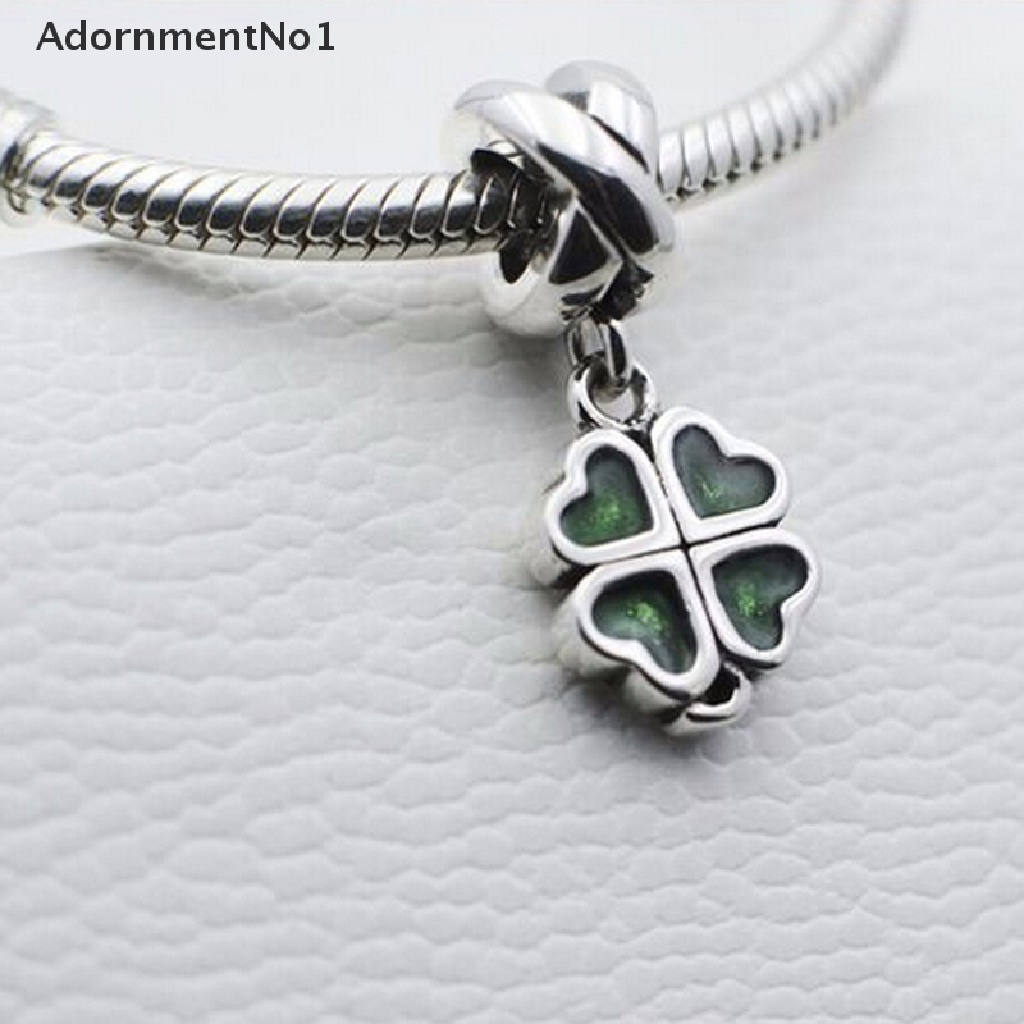 (AdornmentNo1) 1pc Liontin Kalung / Gelang Desain Clover Gaya Eropa Menarik Untuk Wanita