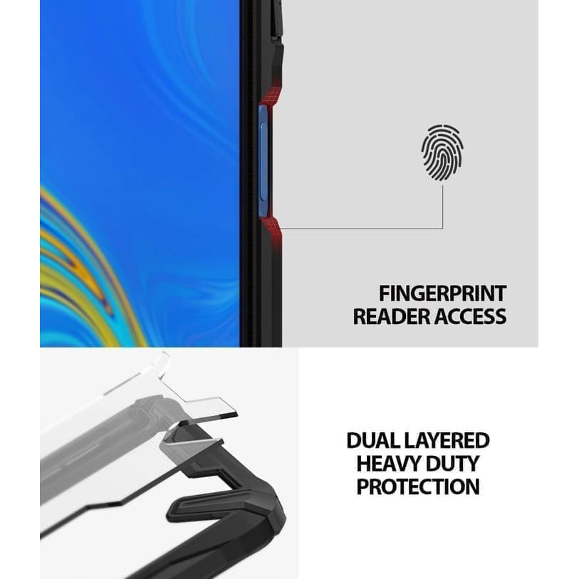 SAMSUNG GALAXY S9 RINGKE FUSHION X HARD CASE CLEAR LIST COLOR