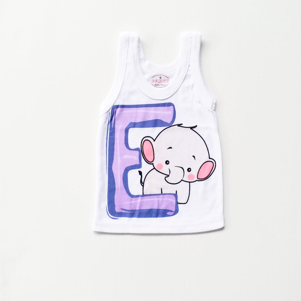 LittleAaron KAOS SINGLET MOTIF ANAK kaos dalam oblong anak laki2 dan perempuan newborn-3thn PART2