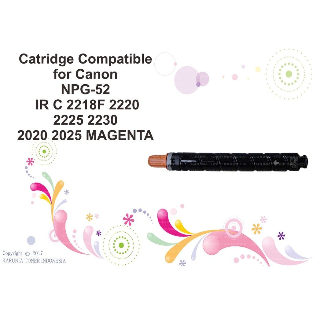 Catridge compatible for Canon NPG-52 NPG52 IR C 2218F 2220 2225 2230 2020 2025 MAGENTA