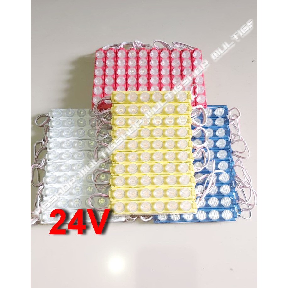 100Pcs Modul 3030 6 LED Tipe 13620 24V - Warna