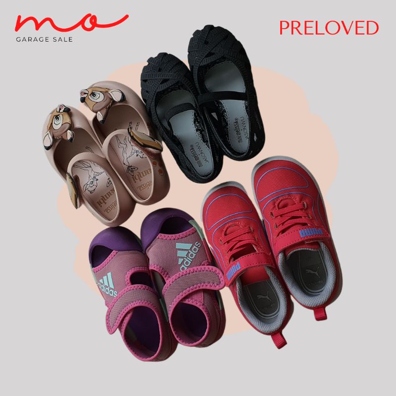 SEPATU ANAK ADIDAS PUMA MINI MELLISA INSOLE 14-15CM PRELOVED/SECOND