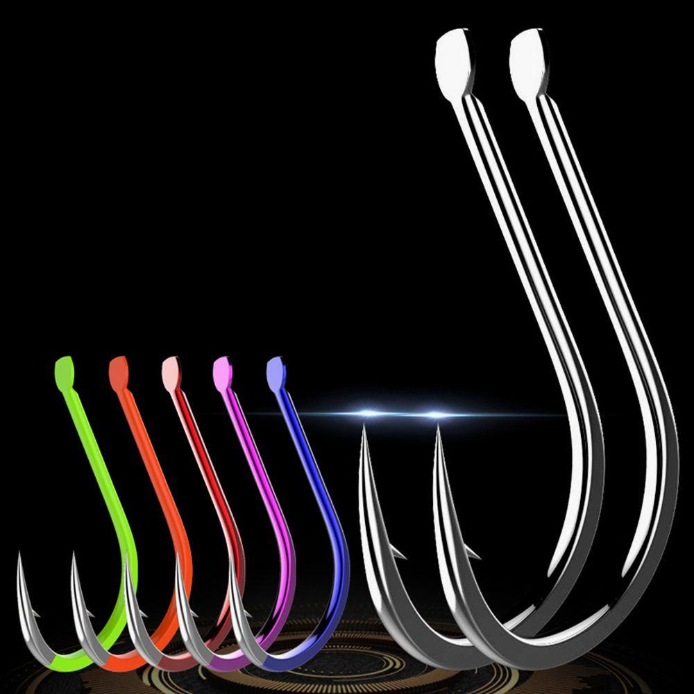 Chookyy 500pcs Pengait Pancing 1-5# Size Perlengkapan Memancing DIY Bersaing