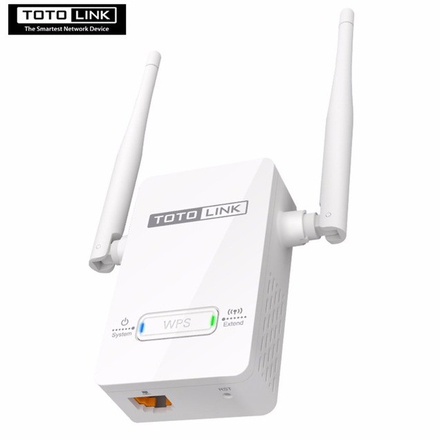 TOTOLINK EX200 Universal Range Extender Repeater Wireless WiFi 300Mbps 2 Antena