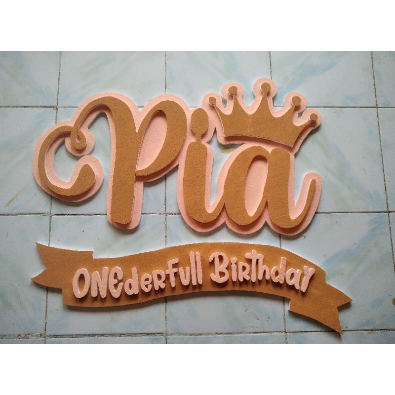 Nama Backdrop Styrofoam