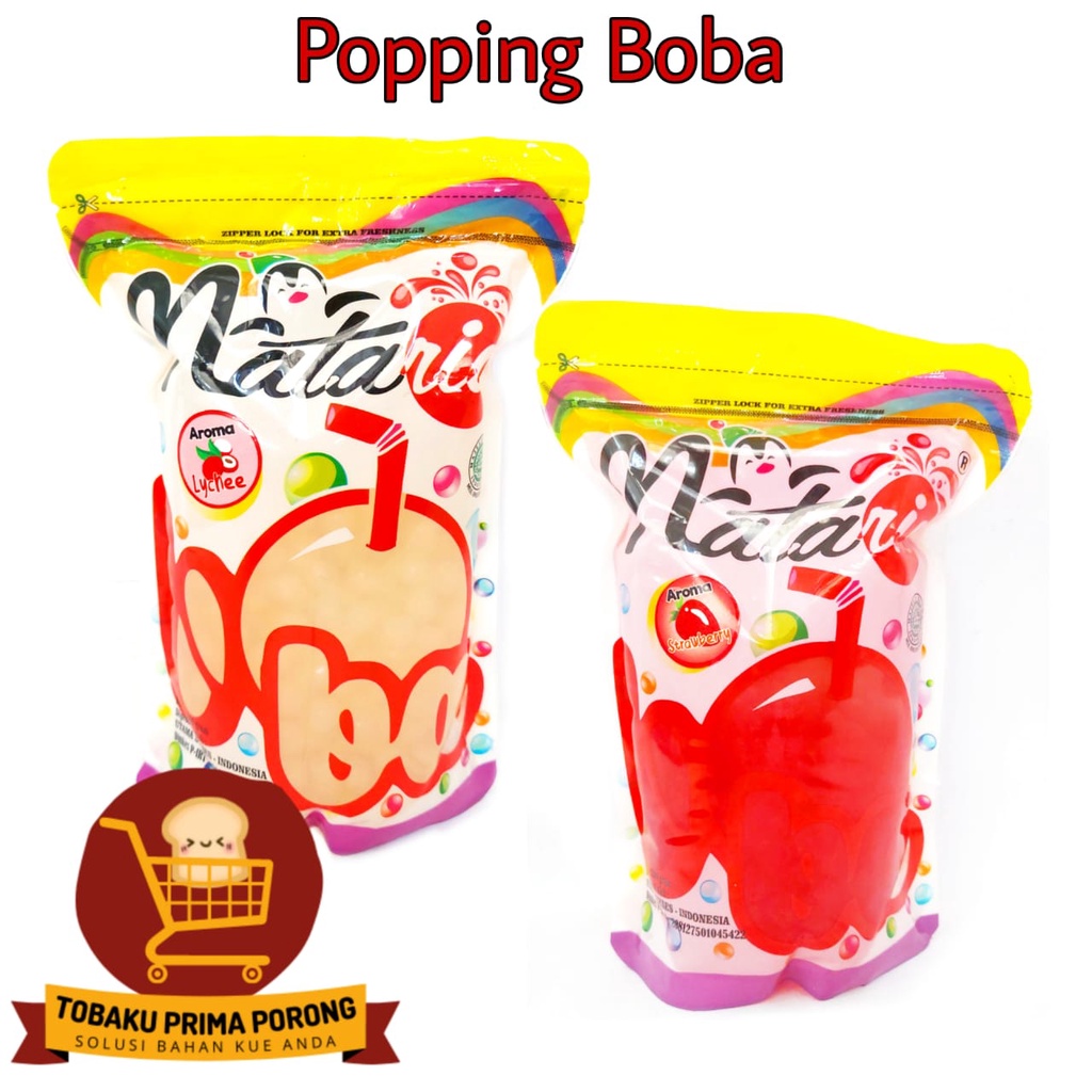 

PROMO!!!!! POPING BOBA 500 GR / topping / bubble