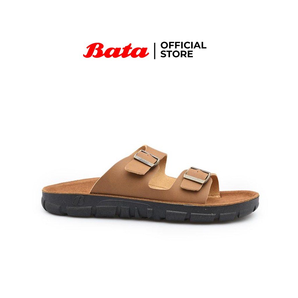 Bata Sandal Pria Energyzer Brown - 8733076