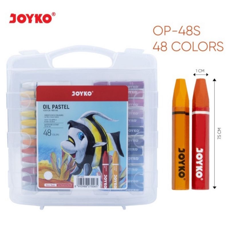 

Joyko Crayon 48 Warna - Oil Pastel OP-48S