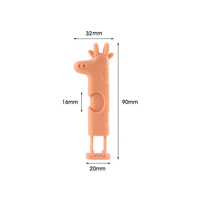 1Pc Cute Deer Fresh-Keeping Sealing Clip Bread Clamp / Portable Moisture-proof Food Seal Buckle / Kitchen Storage Gadgets