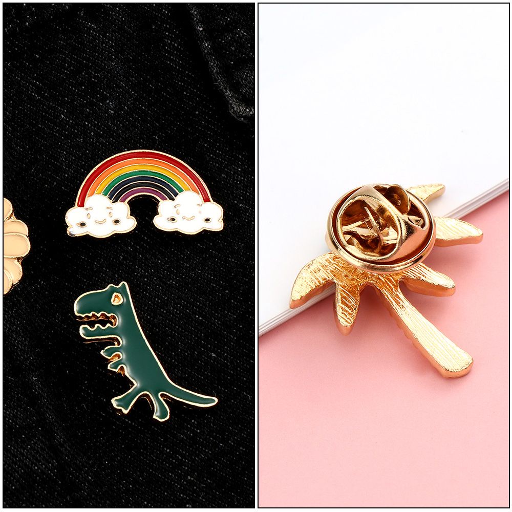 ROW Fashion Collar Pin DIY Decoration Enamel Brooch Japan Brooch Cute Jewelry Accessories Creative Alloy Badge