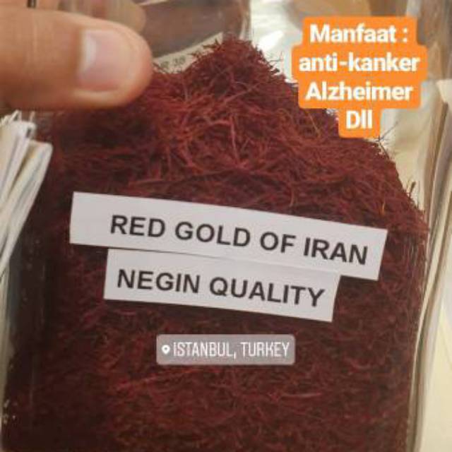 

Safron Red Gold Iran, Negin Quality 1 gram