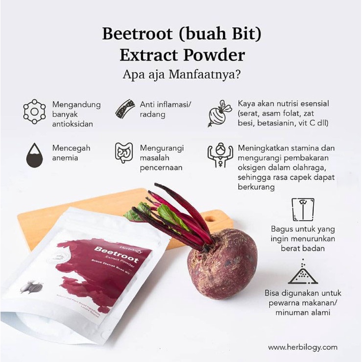 Herbilogy Beet Extract Powder 75g