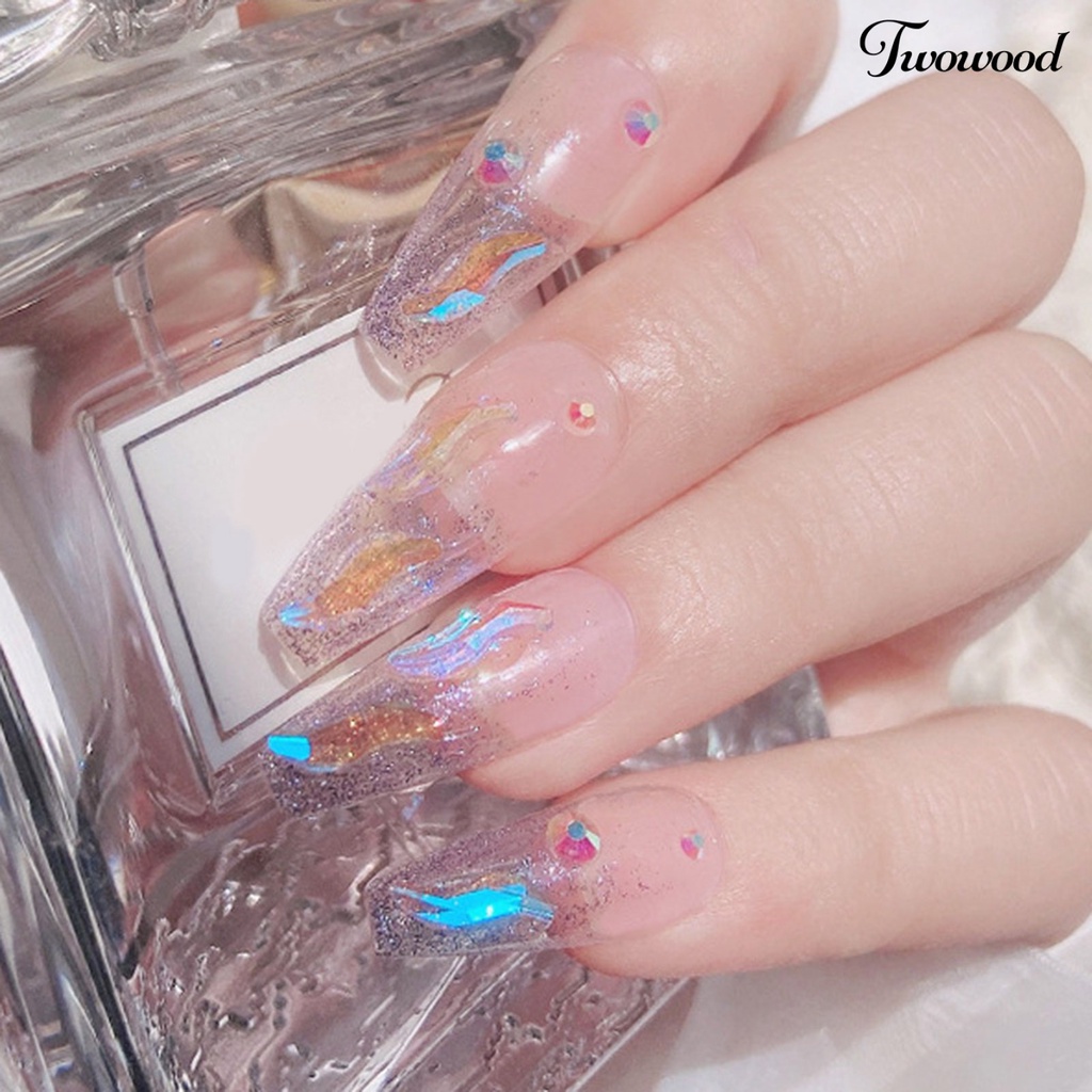 Berlian Imitasi Bentuk Irregular Untuk Dekorasi Nail Art