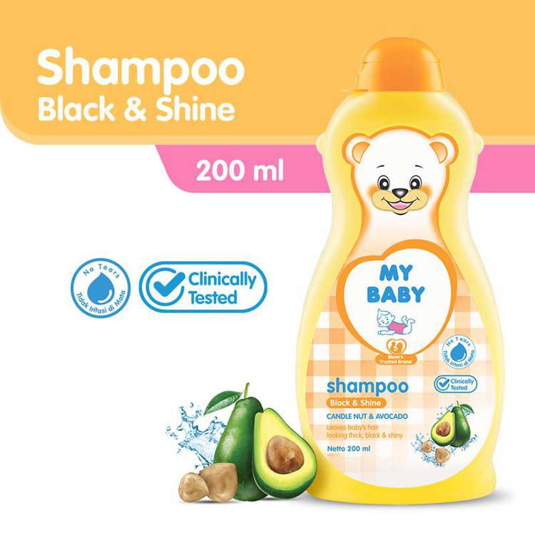 My Baby Shampoo Black &amp; Shine 200ml