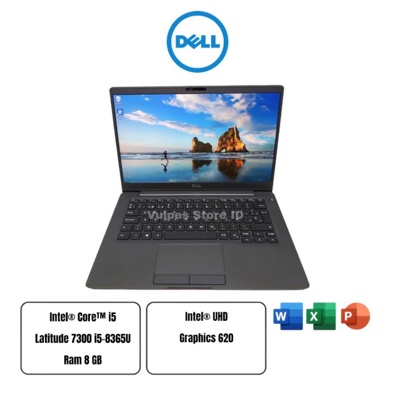 DELL Latitude 7300 Core i5 gen 8365u Ram 8GB Murah