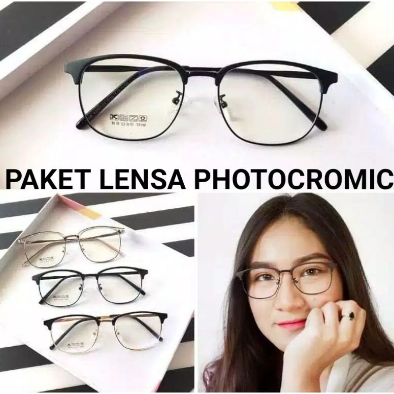 KACAMATA 2783 GRATIS LENSA PHOTOCROMIC pria/wanita murah