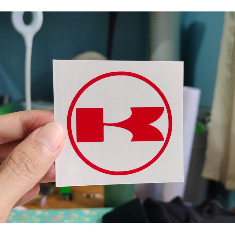 stiker logo Kawasaki bulet sticker motor keren