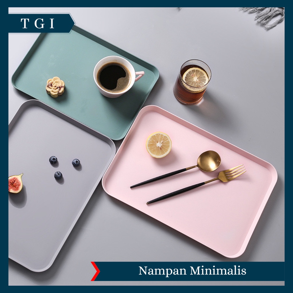 TGI - NAMPAN SAJI BESAR BAKI SAJI MAKANAN DAN MINUMAN / NAMPAN PREMIUM / NAMPAN MAKANAN PLASTIK / FOOD TRAY /  SERVING TRAY