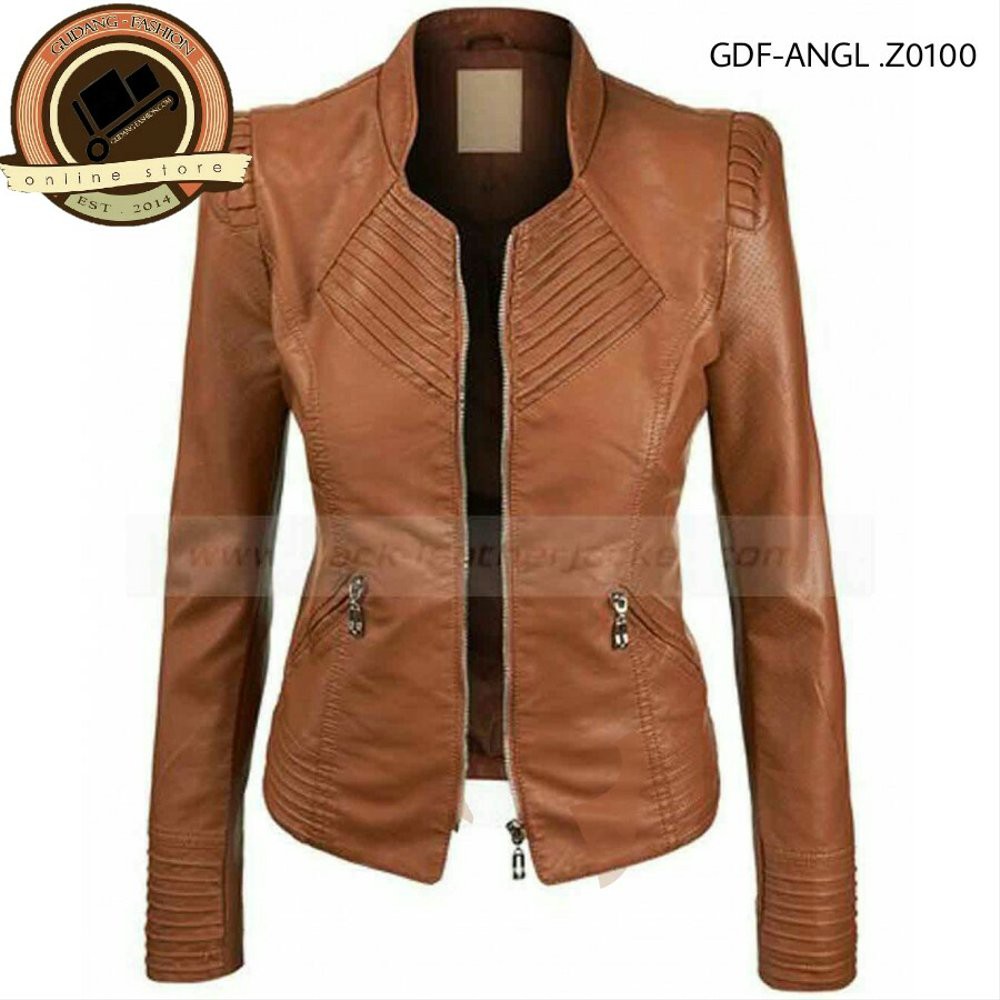 Termurah jaket semi kulit wanita 1 &Jaket kulit. jaket kulit garut.  jaket kulit motor. jaket motor