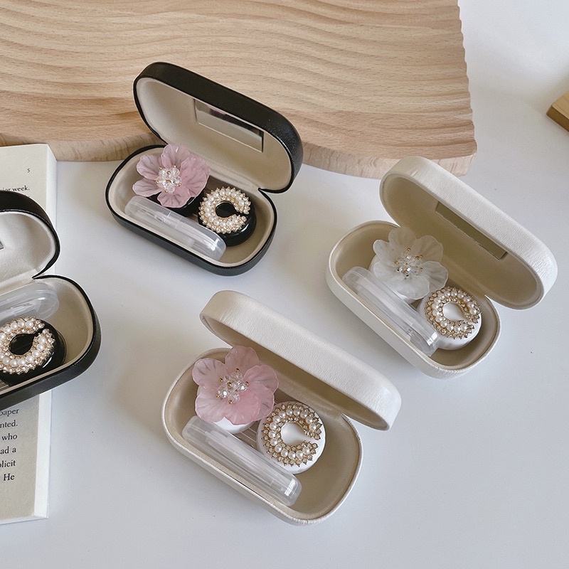 CHANEL PREMIUM SOFTLENS CASE/ MINI TRAVEL KIT KOTAK LENSA SOFTLENS/TEMPAT SOFLENS BRANDED