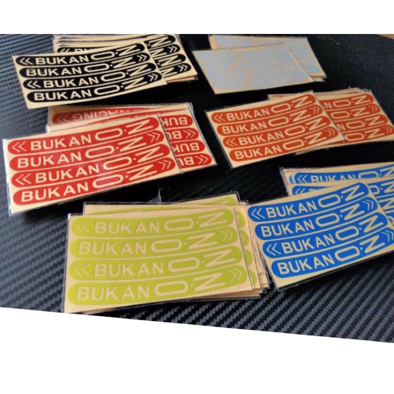 sticker motor sticker cuting velk motor bukan OZ