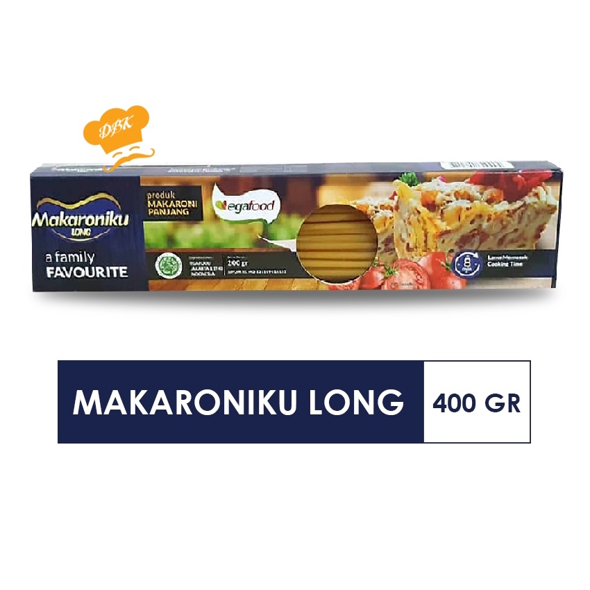 

Makaroni Long 400gr Spagethi bolong tengah makaroniku macaroni