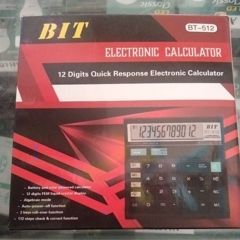 

BIT ELEKTRONIK CALCULATOR BT-512