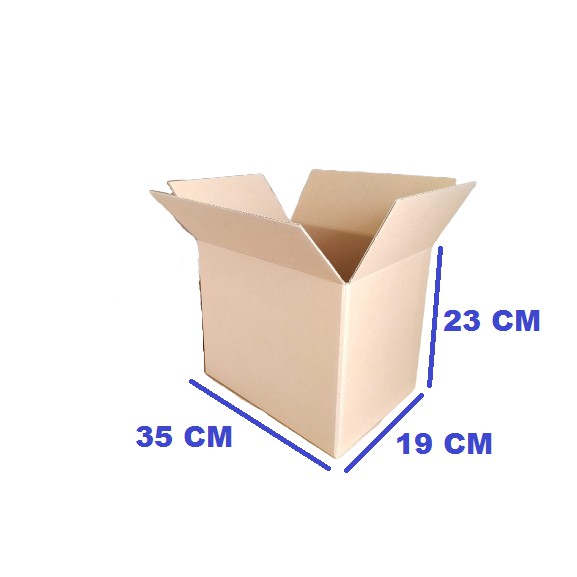 

Karton box 35*19*23 CM Carton Box Kardus Polos SINGLE WALL