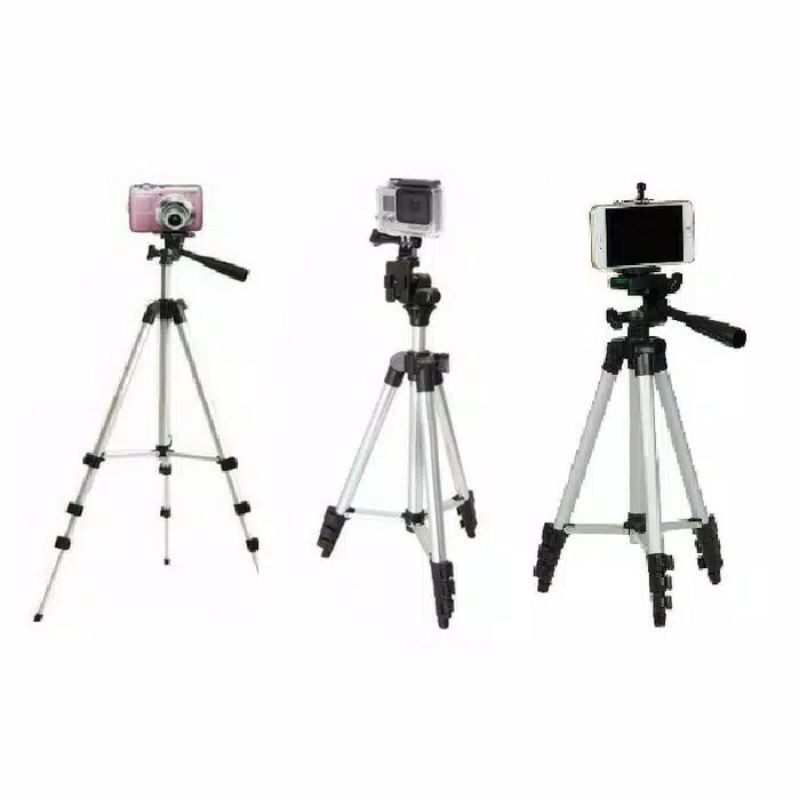 Tripod Mini Bisa HP KAMERA DAN GO PRO DESAIN KOKOH 3 IN 1 Bisa Diatur Mudah Di Bawah Traveling