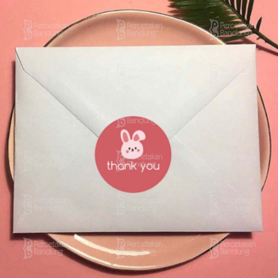 STICKER THANK YOU ||  STIKER TERIMA KASIH || 500 PCS / 1 ROLL || STICKER LABEL MURAH ||-3