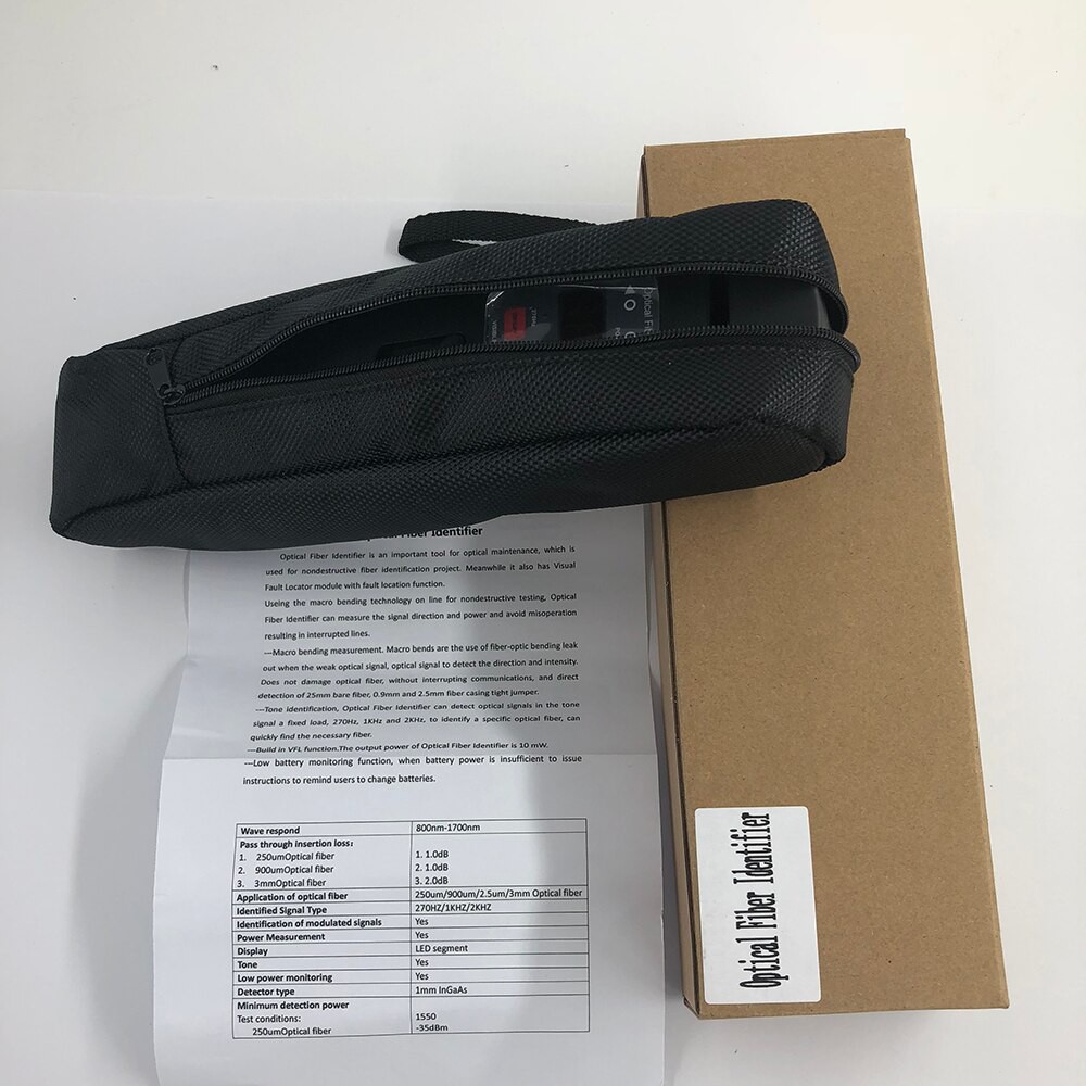 OFI JW3306D Joinwit Optical Fiber Identifier FTTH Tool Kit Fiber Optik