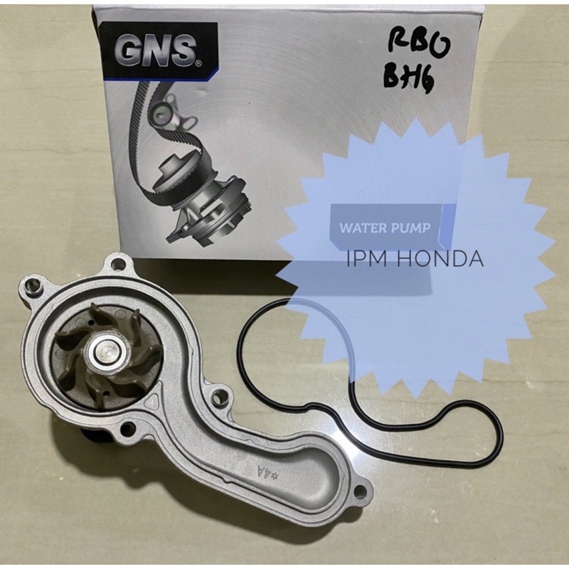 19200 RB0 Water pump Waterpump Pompa Air Mesin Honda Brio 2013-2021 Mobilio 2014-2021 Jazz S RS GE8 2009-2013 GK5 2014-2021 City GM2 2009-2013 GM6 2014-2021 Freed 2010-2015 Brv 2015-2021 Hrv 1.5 1500cc 2015-2021 Original GMB NPW GNS Lucratec