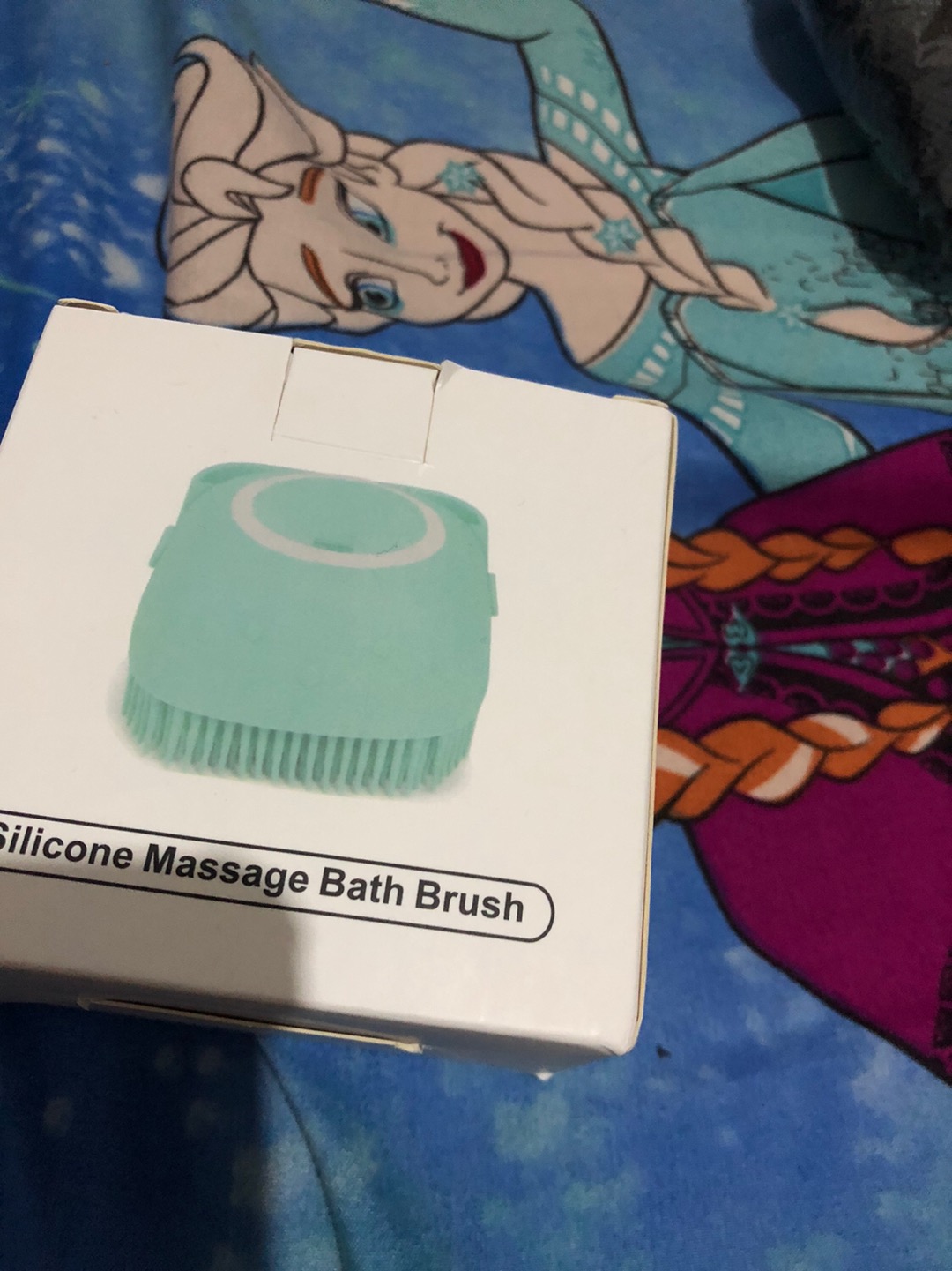 Sikat Mandi Silikon Dapat Diiisi Sabun Sikat Pembersih Badan