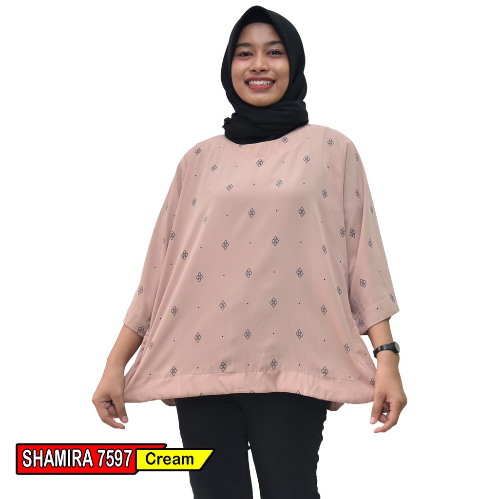  BLOUSE  Muslim Wanita Bahan  Wollpeach Best Seller Ori 