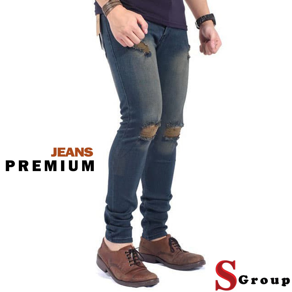 Celana Jeans Celana Pria Casual Sale Premium Terbaru Murah L1Y9 Fashion Pria COD Distro Slim