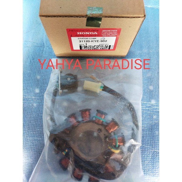 SPUL SPOOL STATOR COMP HONDA NEW MEGAPRO KYE ASLI ORIGINAL HGP