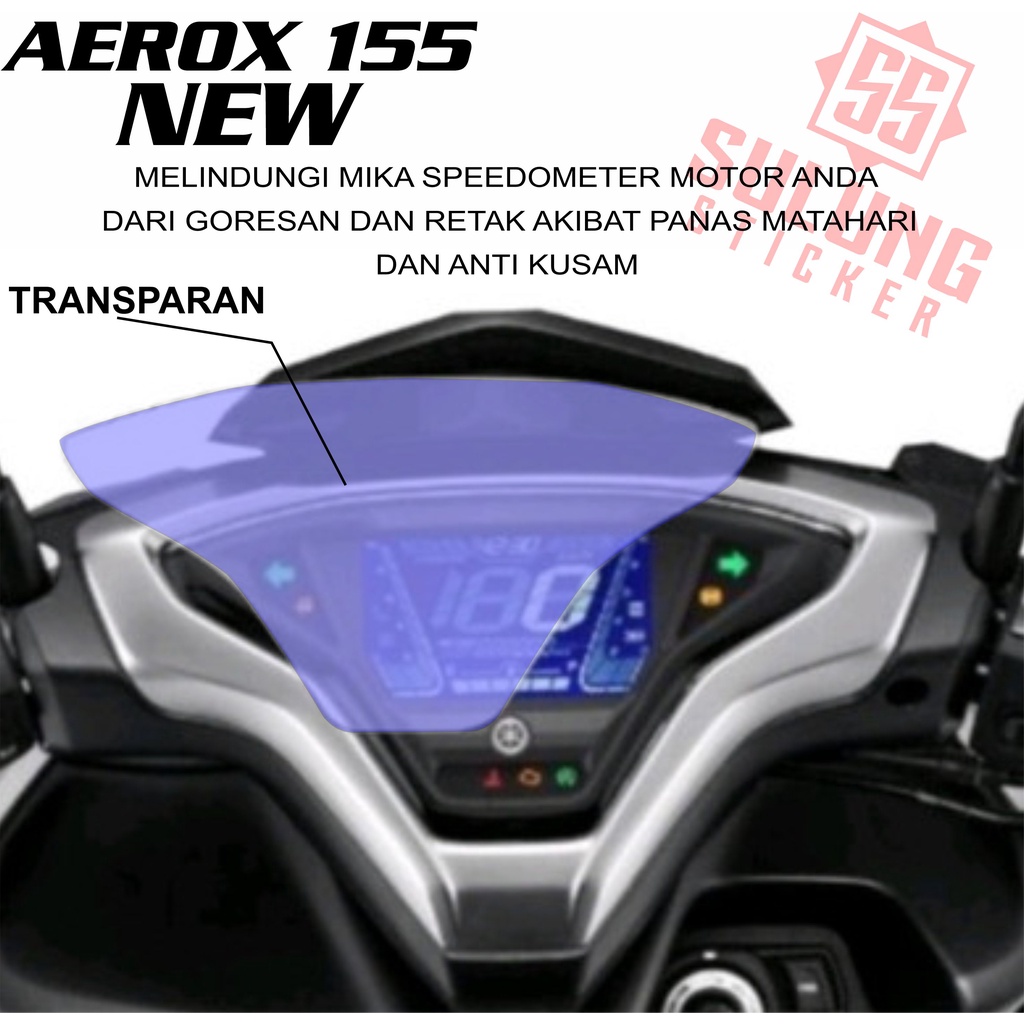 Stiker Anti Gores Sticker Pelindung Spidometer Seepedometer Motor Yamaha Aerox 155 NEW