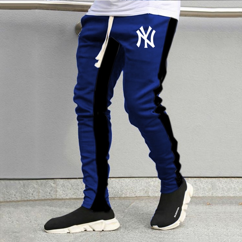 Lilipop.id Celana Joger Pria NY Newyork Training Jogger Olahraga Pants Yoga Gym